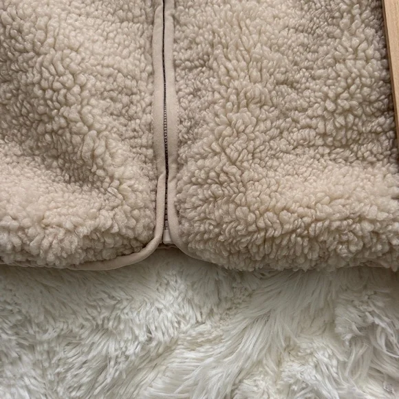 Warm Cream Sherpa Jacket - Picture 3 of 8